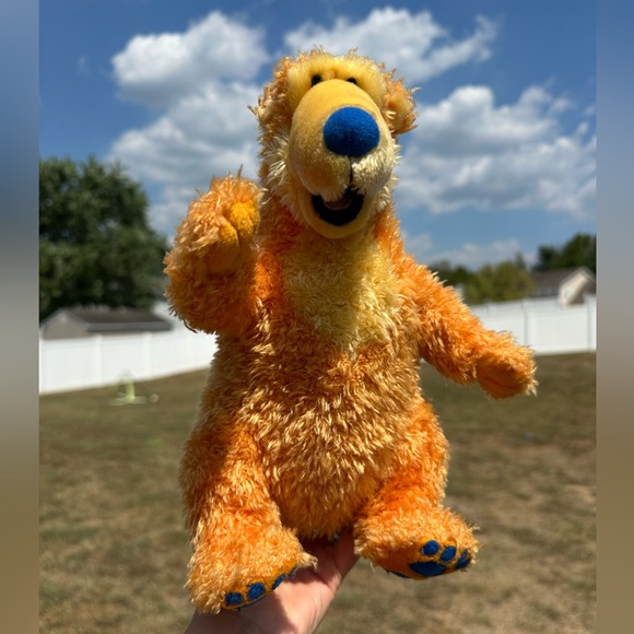 Vintage Bear In The Big Blue House Plush Piggy Bank - Picture 1 of 5